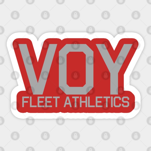 Voyager Athletics Sticker by PopCultureShirts